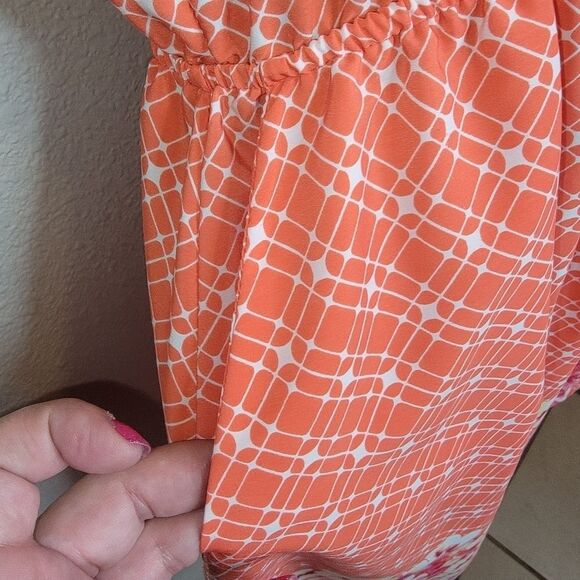 41 Hawthorn Floral Patterned Dress w/Pockets Size Medium - Picture 3 of 8